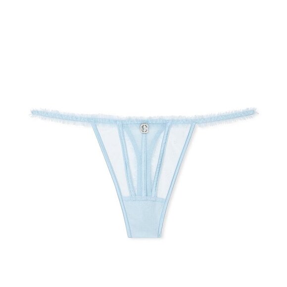 EXTRA LARGE {Victoria's Secret} Blue Tulle Thong - Picture 7 of 7